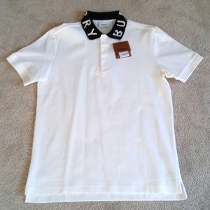 Burberry Polo, S: M, C: White/ Blk